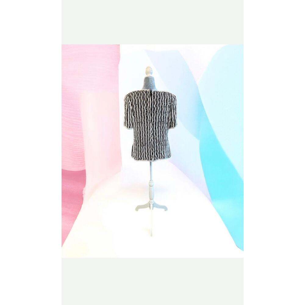 Vintage Stenay Sequin Silk Top Cocktail Glam Top Large - Picture 4 of 7